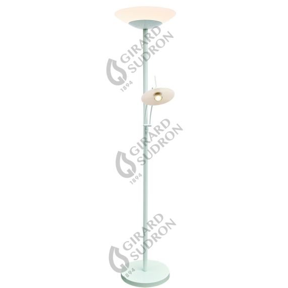 LUMINAIRE SUR PIED 40W + LISEUSE DIMMABLE 5W - BLANC