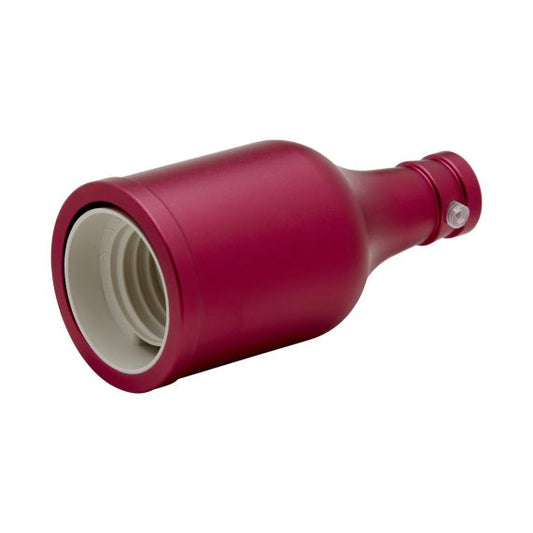 Douille Bouteille Acier E27 Fuchsia