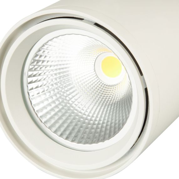 Sassa II - Projecteur LED sur rail 40W - 3000K 3800lm Blanc