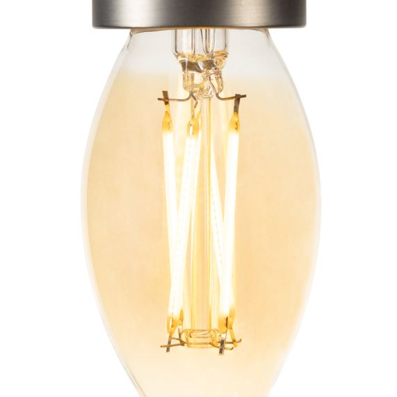 Flamme CV4 Filament LED 4W E14 2500K 280Lm Dim. Amb.