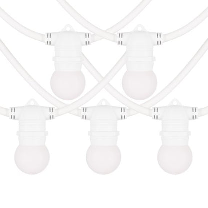 Paris Guinguette - LOT 5 SPHERIQUES LED IP44 E27 1W Blanc Chaud