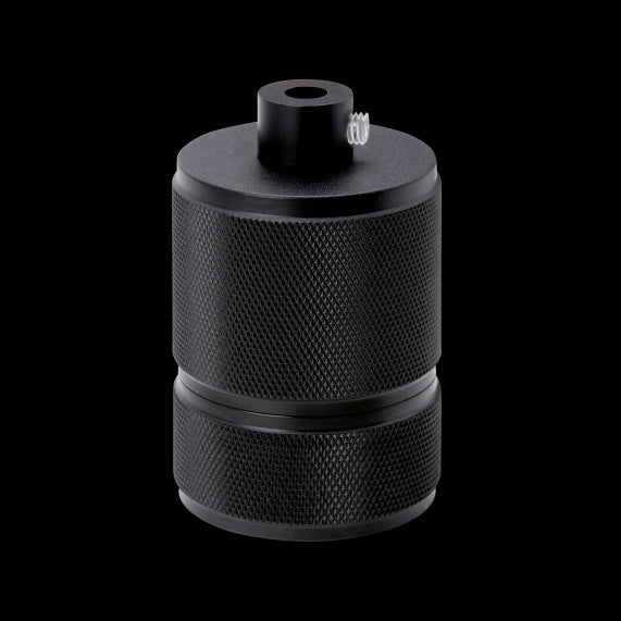 Douille Micro Acier E27 Filetée Noire