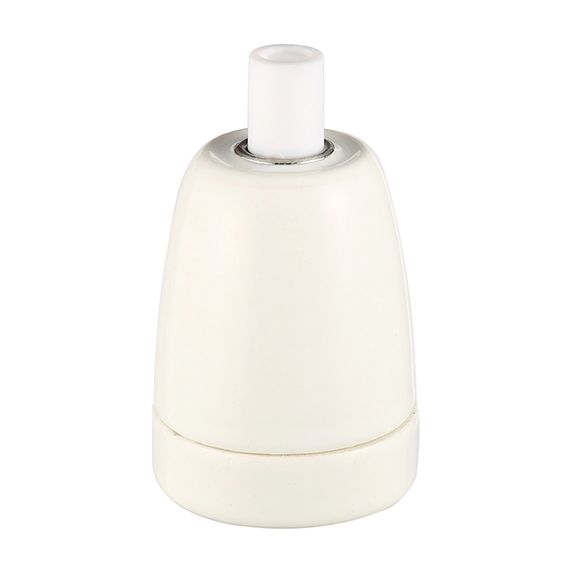 Douille Céramique E27 Blanche EAN 3125461580636