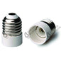 Adaptateur E27-E14 plastique Blanc
