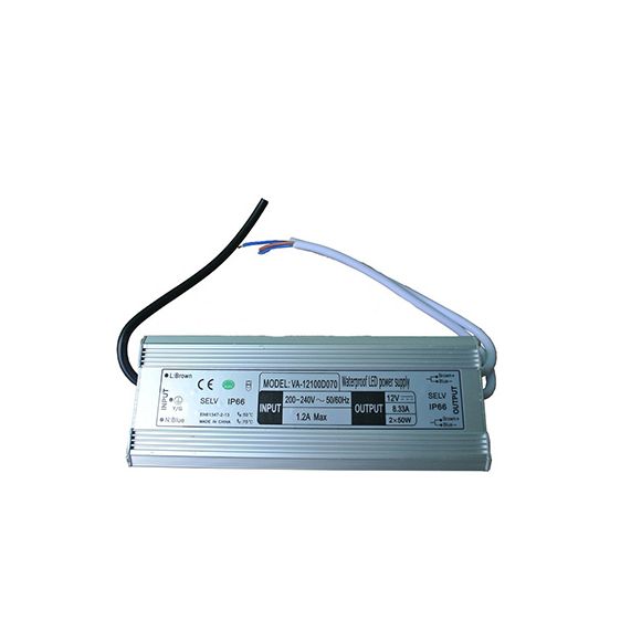 Driver Led 100W 12V DC IP67