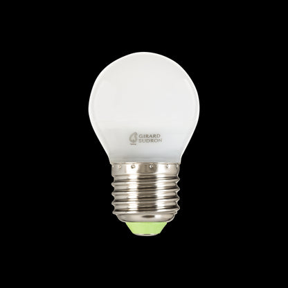 Sphérique G45 LED 330° 5W E27 2700K 400Lm Dim.
