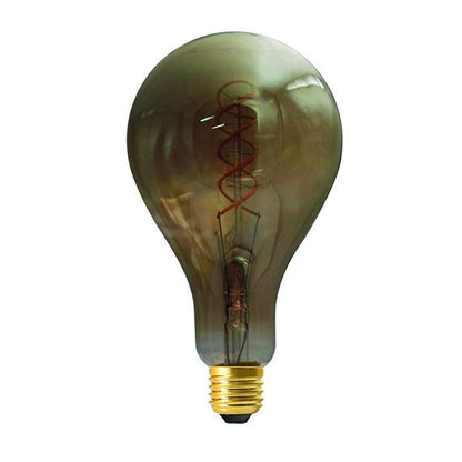 Ampoule Géante Filament LED TWISTED 200mm 4W E27 2000K 160Lm Dim. Smoky