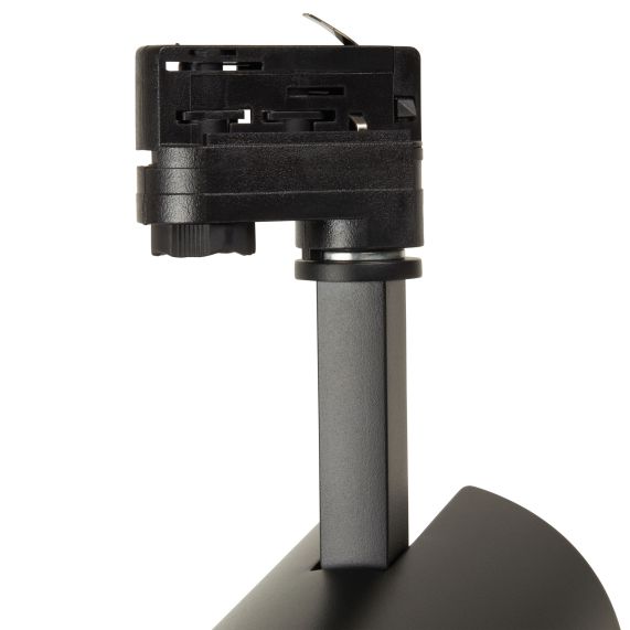 Mimas - Projecteur sur rail LED Ø110x334 30W 3000K 2600lm 36° noir