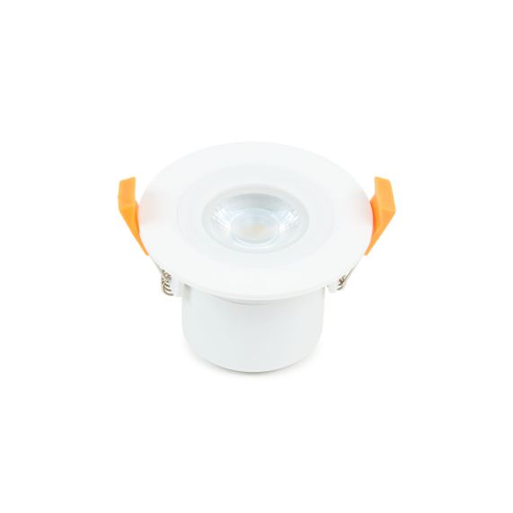 Spot led blanc fixe Adrian 5W 220-240V IP65 550lm 3000K dim 87x57mm 30mA