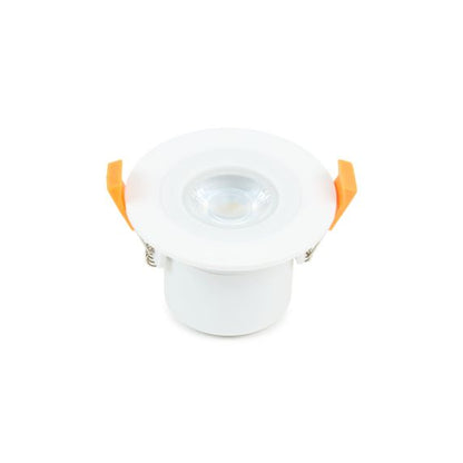 Spot led blanc fixe Adrian 5W 220-240V IP65 550lm 3000K dim 87x57mm 30mA