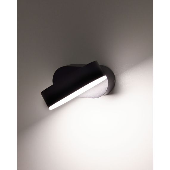 Elypte - Eclairage résidentiel 7,5W 3000K 320lm 110x54x100mm CLI IP54 Dark Black