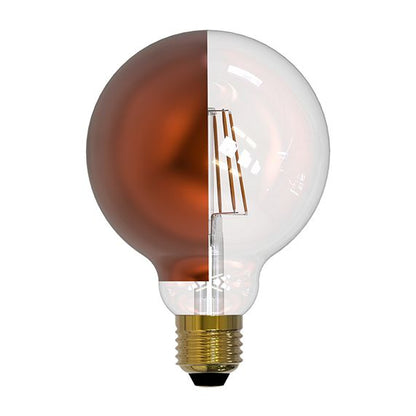 Globe D95 Filament LED Latéral Bronze 8W E27 2700K 950Lm Dim.