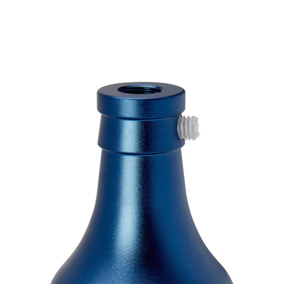 Douille Bouteille Acier E27 Bleu Electrique