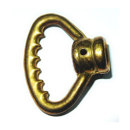 ANNEAU CRANTE LAITON FONDU VA F.10X1