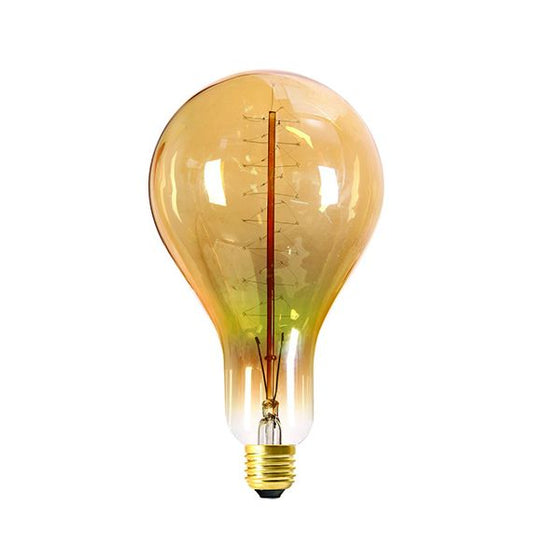 Lampe Filament Métallique Spiralé 240 mm 24W E27 2000K Ambre