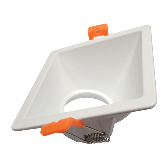 Jocaste - Enjoliveur pour spot encastré 95x95x118 enc.85x85 blanc