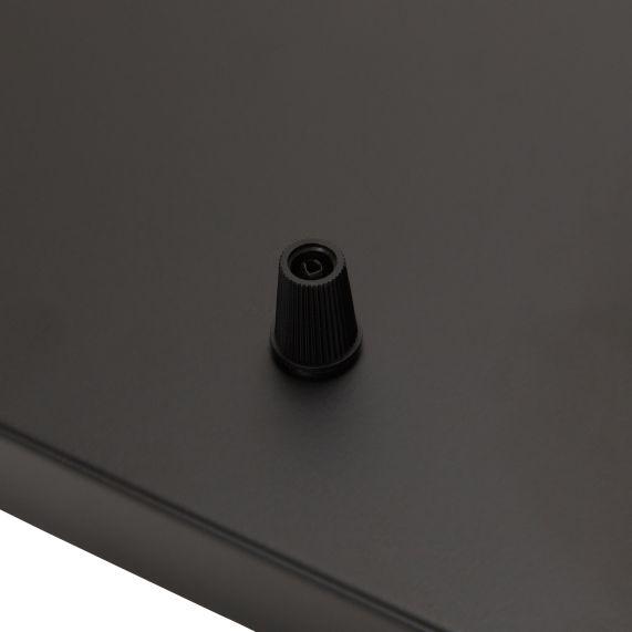 Square ceiling_7 holes_900x200x25mm_black