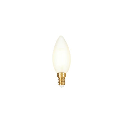 Lot de 2 Ampoules Filament LED - Flamme 4W E14 2700K  440lm 360° MATT FINISH