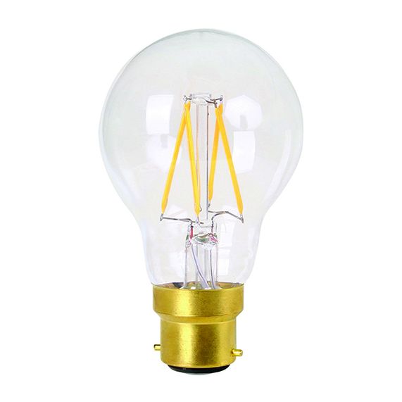 Standard A60 Filament LED 8W B22 2700K 806Lm Dim. Cl.