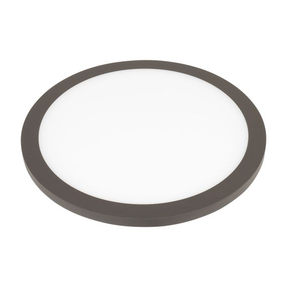 Rama - Plafonnier LED IP 65 Ø270x45 14W 3000K 1000lm 120° gris foncé