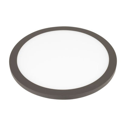 Rama - Plafonnier LED IP 65 Ø270x45 14W 3000K 1000lm 120° gris foncé