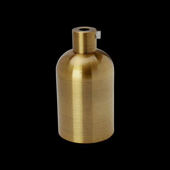 Douille Acier E27 Lisse Dorée