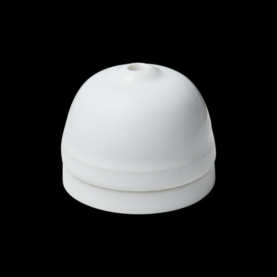 Rosace porcelaine ø68mm blanc