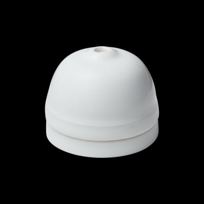 Rosace porcelaine ø68mm blanc