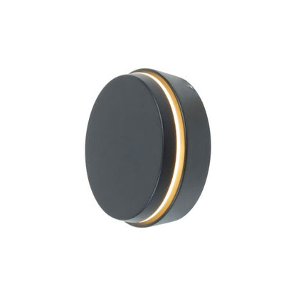 Elypte - Eclairage résidentiel 12,5W 3000K 600lm 140x140x48mm CLI IP54 rond Dark Black