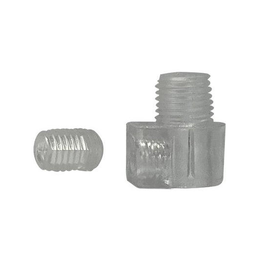 FS SERRE-CABLE VIS BLOC.POLYC.TRANSPA.M10X1