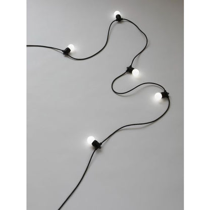 GUIRLANDE LUMINEUSE EXTERIEURE NOIRE 10M DOUILLE E27 x10 3125461580162