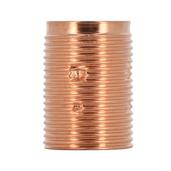 Chemise E14 filetée acier cuivré