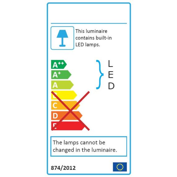 Calyce - Lampadaire LED 610x310x1950 80W 4000K 7040lm 120° noir Dim