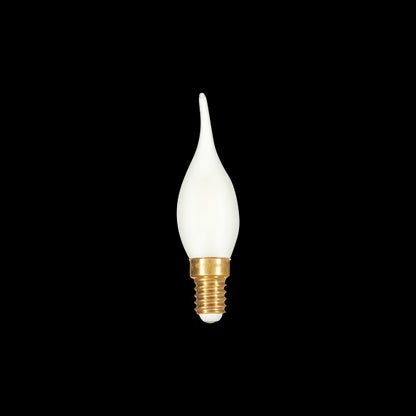 Lot de 2 Ampoules Filament LED - Flamme C35 LED 4W E14 4000K 470lm 360° MATT FINISH