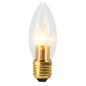 ***PRIX DESTOCKAGE*** Candle "Epi" LED 3W E14 2700K 230Lm Cl. Base Or