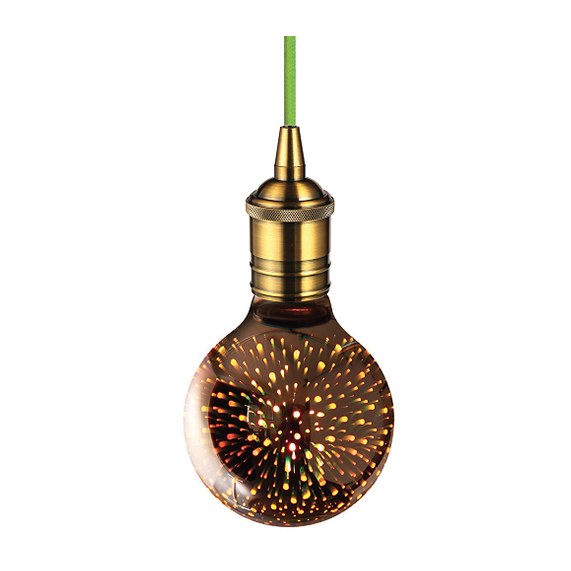 Globe G80 LED Cosmos 3D 4W E27 non Dim. - Argent