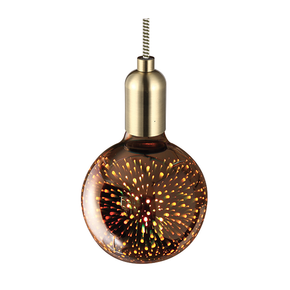 Globe G95 LED Cosmos 3D 4W E27 non Dim. - Argent