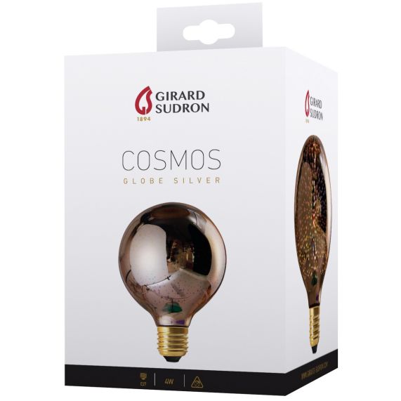 Globe G125 LED Cosmos 3D 4W E27 non Dim. - Argent