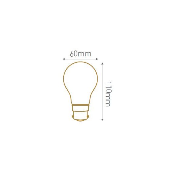 Standard A60 LED 330° 9W B22 4000K 806Lm