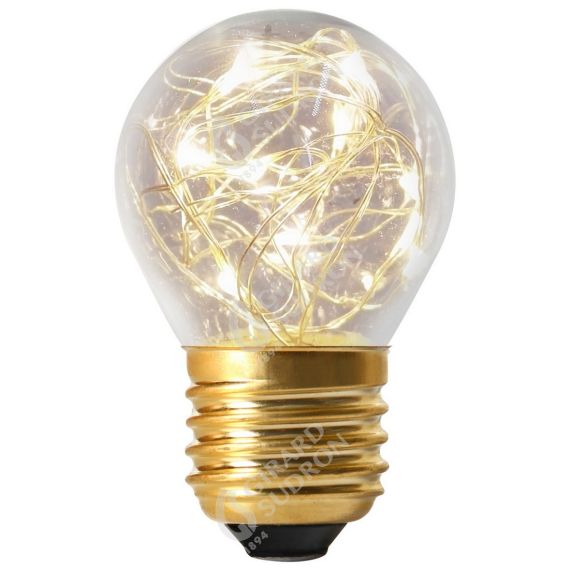 Sphérique G45 Happy In 1W E27 3000K Cl.