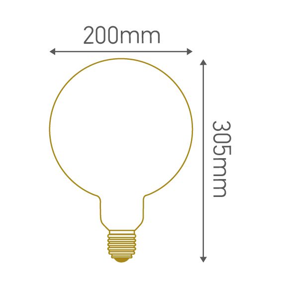 Globe G200 Happy In 1,5W E27 3000K Cl.