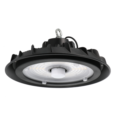 Armature industrielle led noir Glenn 100W IP65 16000lm 4000K dim D338x178mm