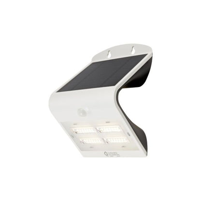 BUTTERFLY - Projecteur solaire LED blanc détecteur présence IP65 4000K 3,2W 400lm