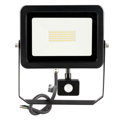 Yonna II - Projecteur LED 50W 3000K 4750lm 110° IP44 noir PIR