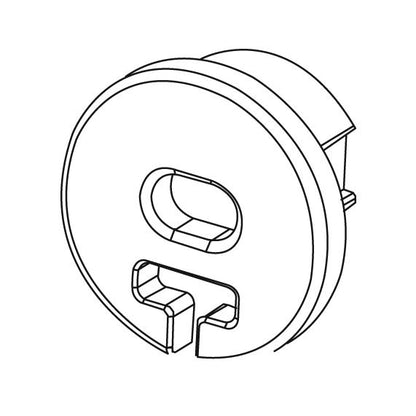 Embouts pour profile aluminium Ø16