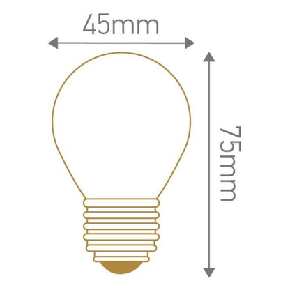 ***PRIX DESTOCKAGE*** Sperique Filament Led E27 3W 300Lm 2700K 360° Claire 25000H