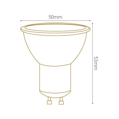 Nouveau Spot GU10 6,5W 36° 2700K 460lm dim - Nacré Effet Dichroique