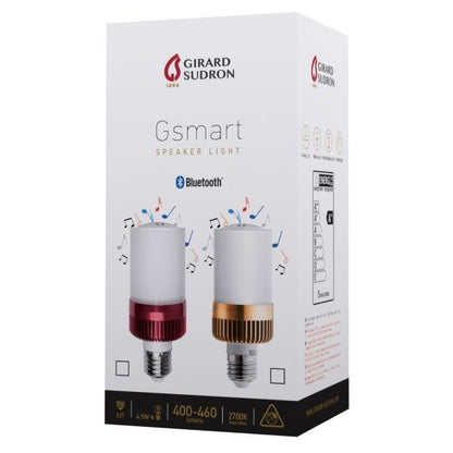 GSmart - BB Speaker LED 4,5W E27 400>460Lm - Couleur Or Rose