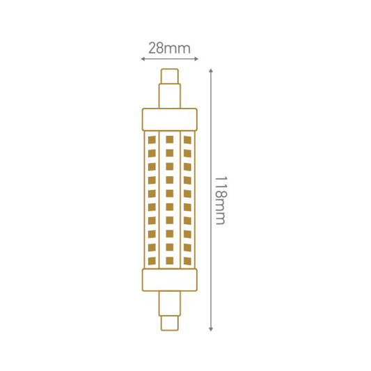 FS EcoWatts - R7S LED 118mm 360° 14W 2700K 1500Lm Dim. 3125461672881