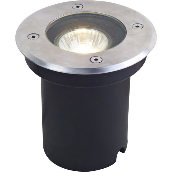 Kastra - Encastré de sol IP67 Ø120x128 enc.Ø110 x 126 GU10 35W max. argent